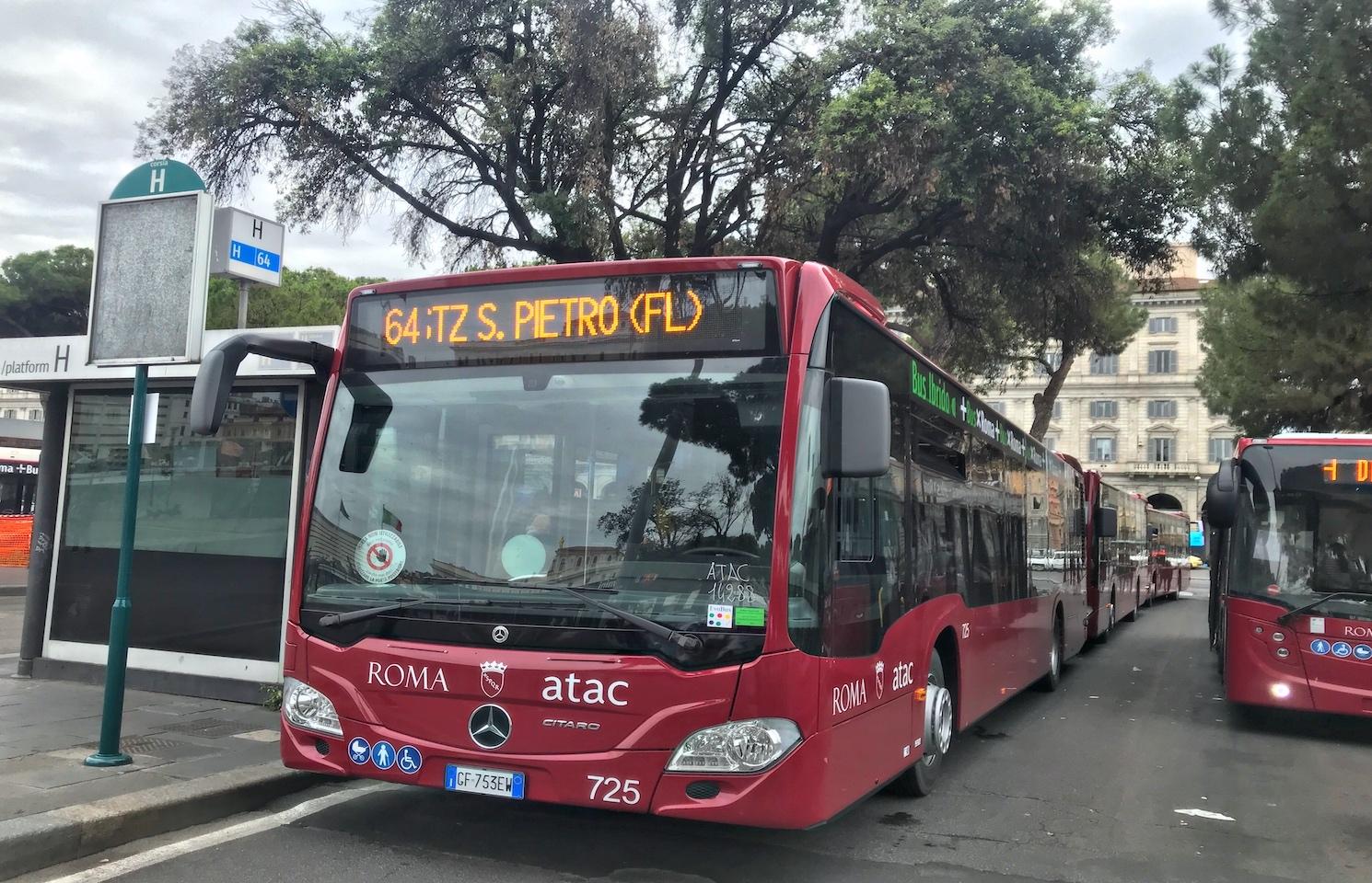 Grève transport ATAC Rome