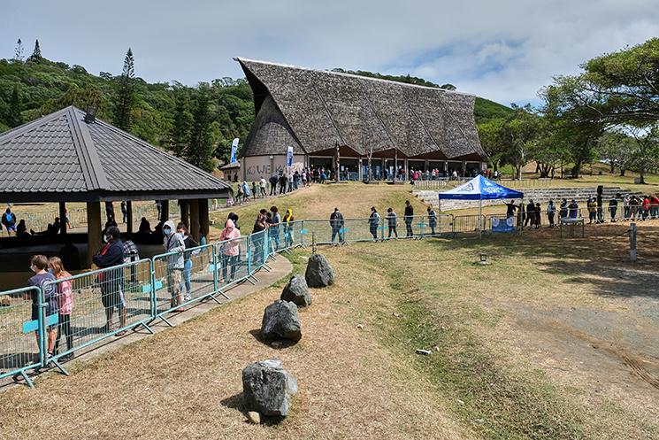 le centre de vaccination de Ko We Kara à Nouméa