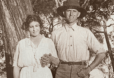 Karen Blixen et son frère en Afrique
