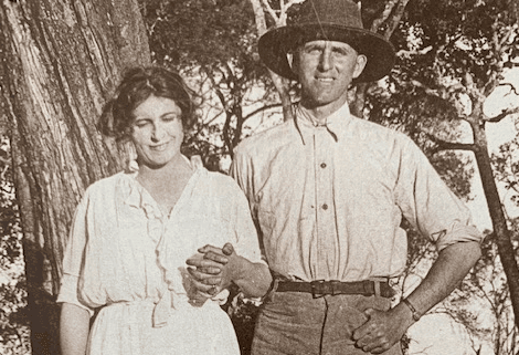 Karen Blixen et son frère en Afrique