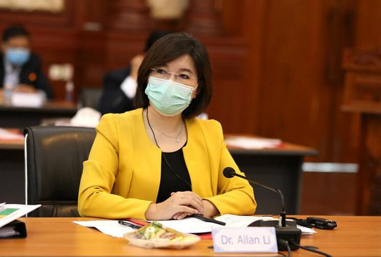 La représentante de l'OMS au Cambodge, Li Ailan