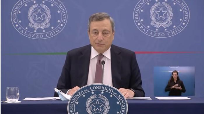 Mario draghi en conférence de presse