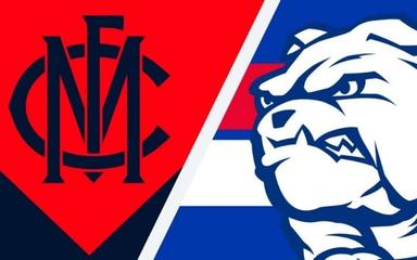 Les Melbourne Demons contre les Western Bulldogs