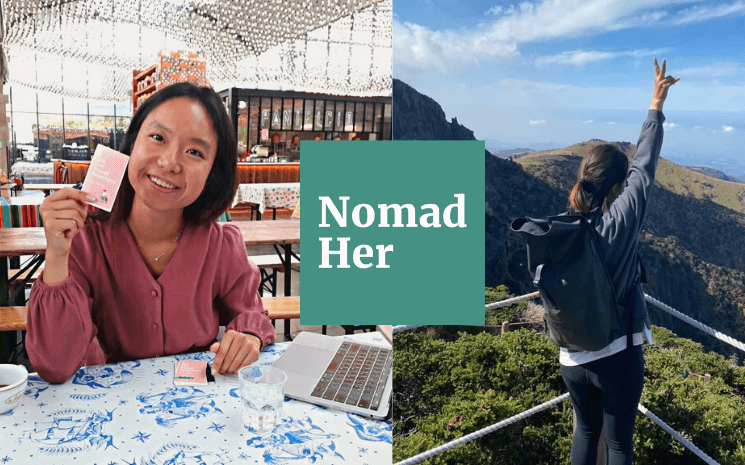 Hyojeong, fondatrice de NomadHer, à Station F et en voyage
