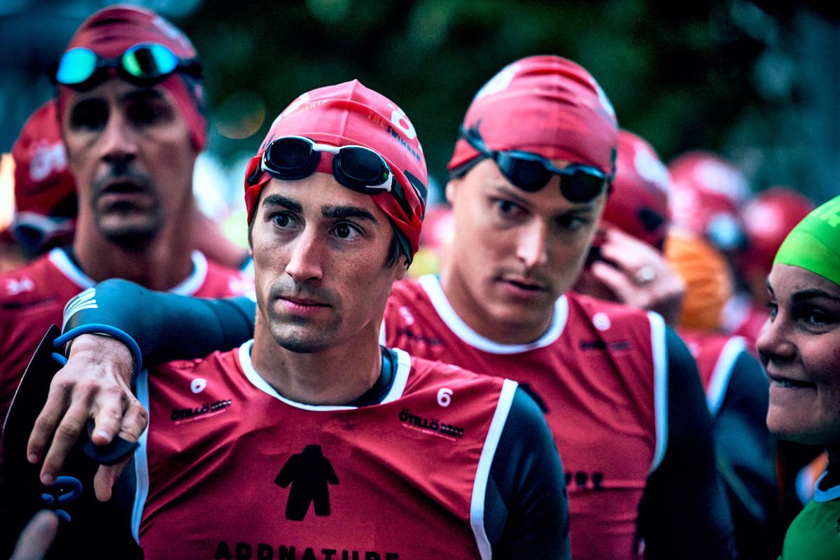 Matthieu Poullain et Hugo Tormento sur la ligne de départ d'Ötillö 2021