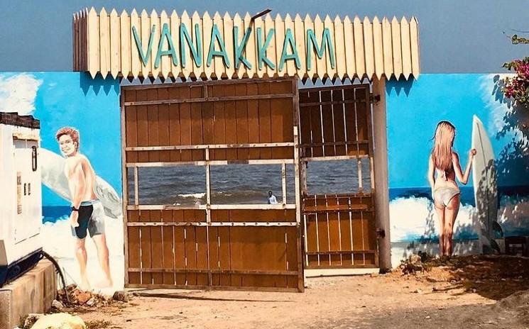 la plage de Kovalam à Chennai, Inde