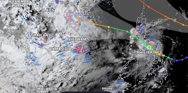 image satélitaire Cambodge le 7 sept 2021
