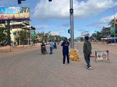 route n°6 à Siem reap