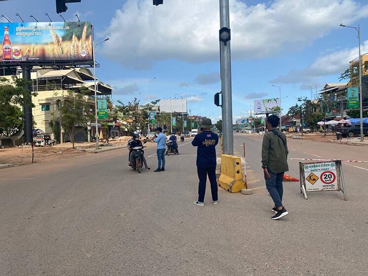 route n°6 à Siem reap