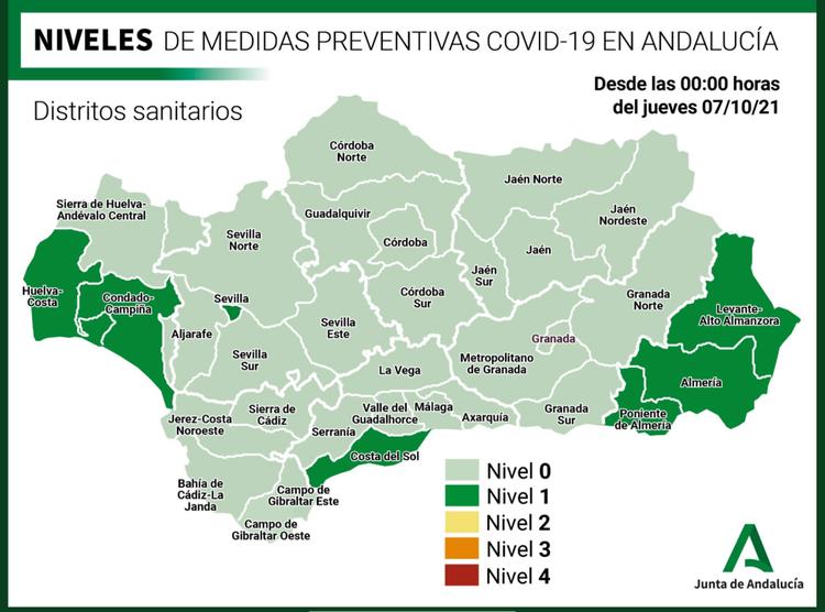 Andalousie risque faible