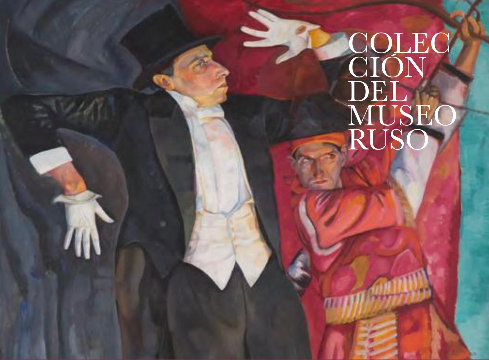 BORÍS GRIGORIEV, Retrato del director Vsévolod Meyerhold, 1916, Museo ruso Malaga