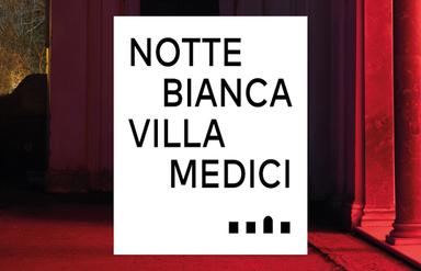 Affiche de la nuit blanche à la villa Médicis