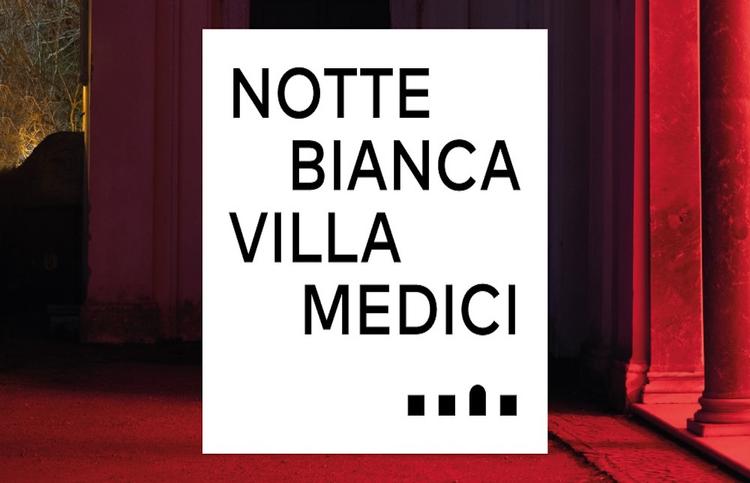 Affiche de la nuit blanche à la villa Médicis