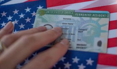 Carte verte gagnée à la loterie