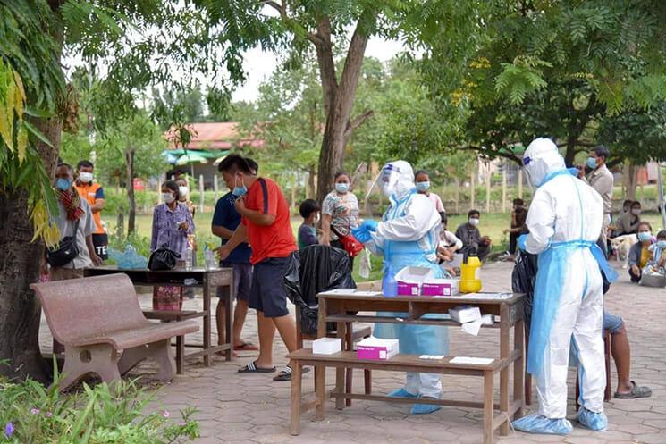 Dépistage Covid au Cambodge 2