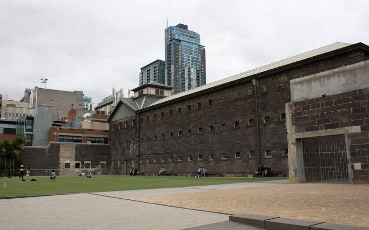 Prison de Melbourne vue de l'exterieur