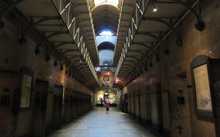 Interieur de la prison de Melbourne