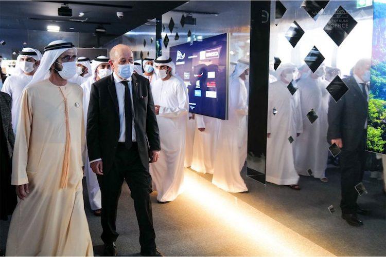 Sheikh Mohammed bin Rashid Al Maktoum expo 2020 le drian