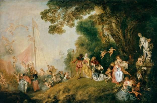Tableau exposition Antoine Watteau