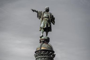 statue de christophe colomb à barcelone