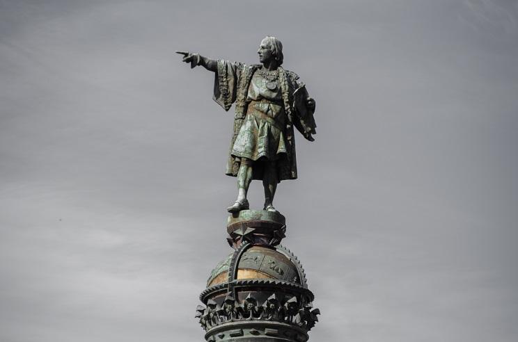 statue de christophe colomb à barcelone