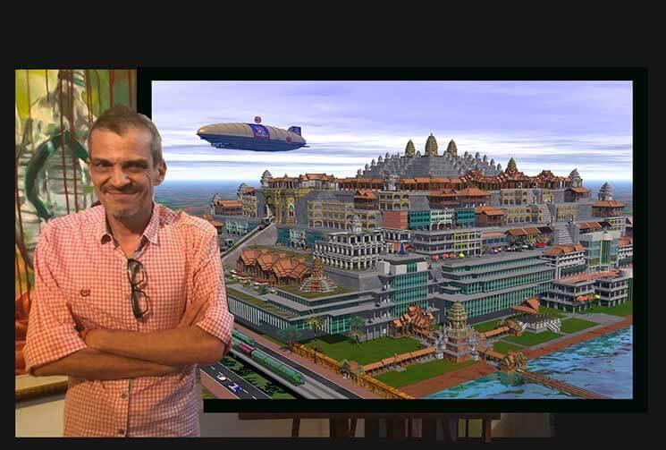 Bruno Levy Mohanokor, un projet de reconstruction virtuelle d'un Angkor uchronique