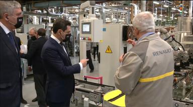 Le Président Moreno en visite à l’usine Renault de Séville (Junta Andalucia)