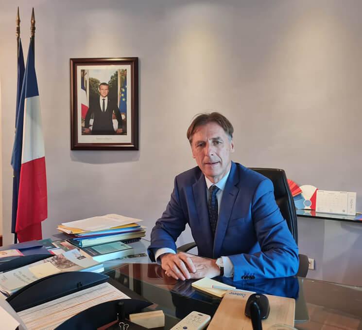 M Jacques Pellet ambassadeur de France au Cambodge.