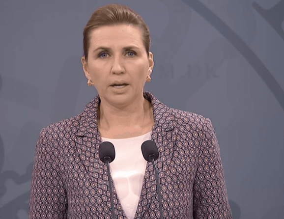 Conférence de presse 8 novembre 2021 avec la première ministre Mette Frederisksen Da