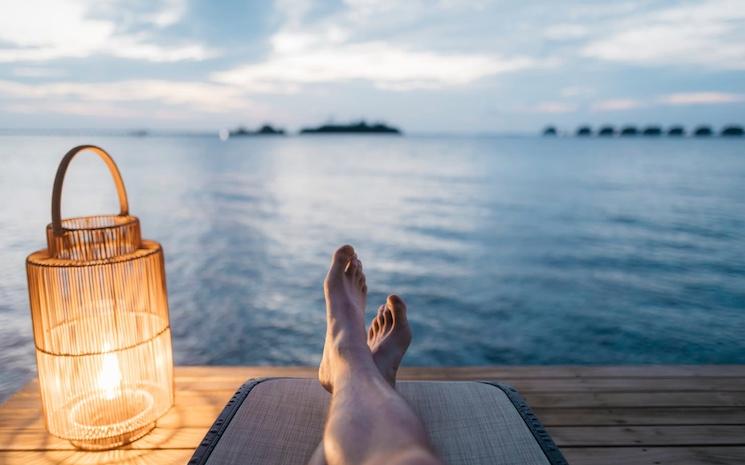 relaxation face à la mer