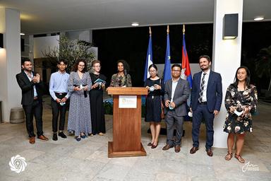 équipe du concours efficacité énergétique du Cambodge