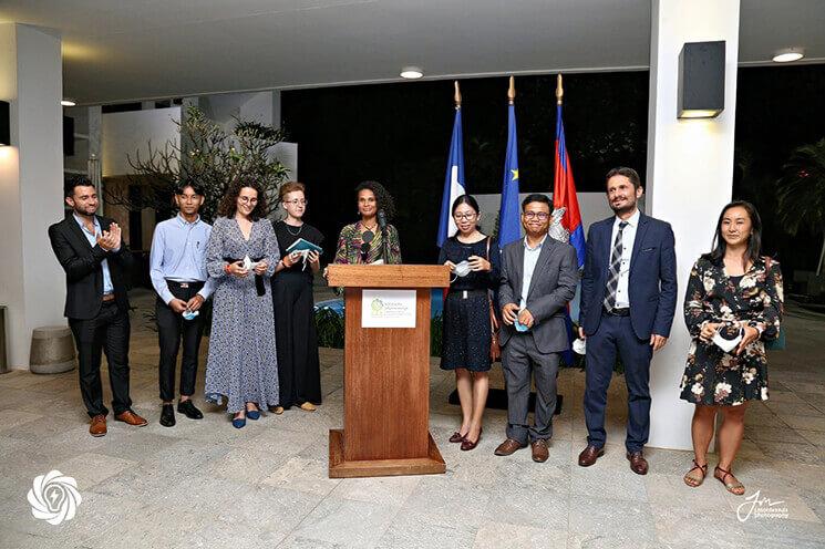 équipe du concours efficacité énergétique du Cambodge