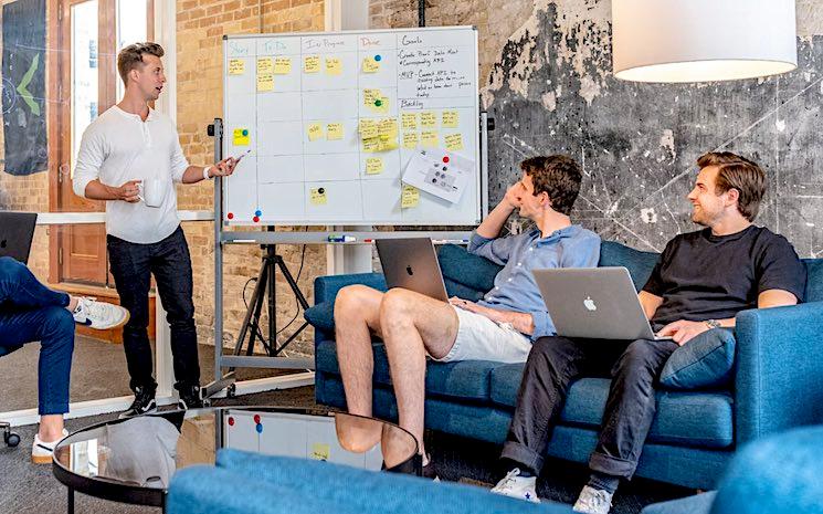 présentations des résultats sur un tableau