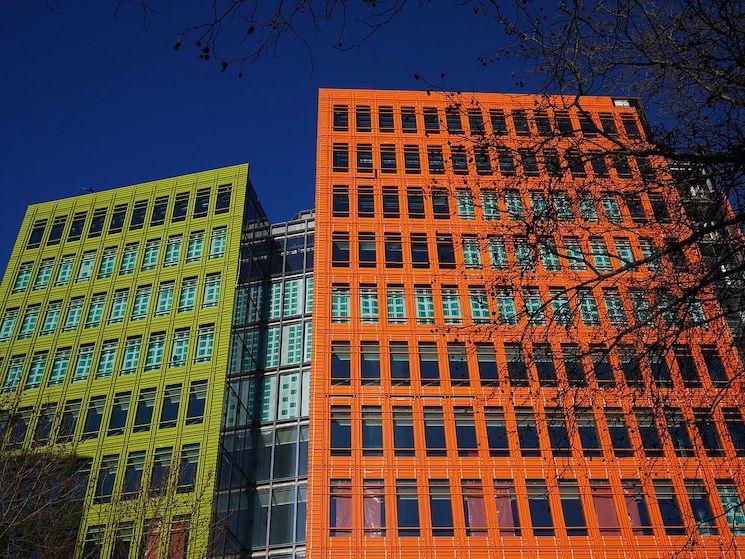 Central Saint Giles architecture immeubles londres signés Renzo Piano