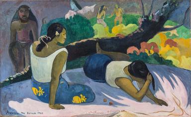 Tableau de Paul Gauguin - The Amusement of the Evil Spirit