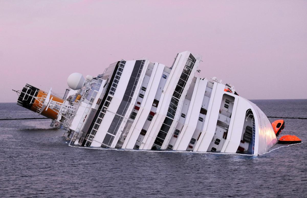 Photo du naufrage du Costa Concordia
