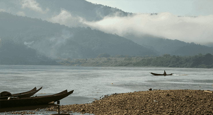 le Barque sur le Mékong