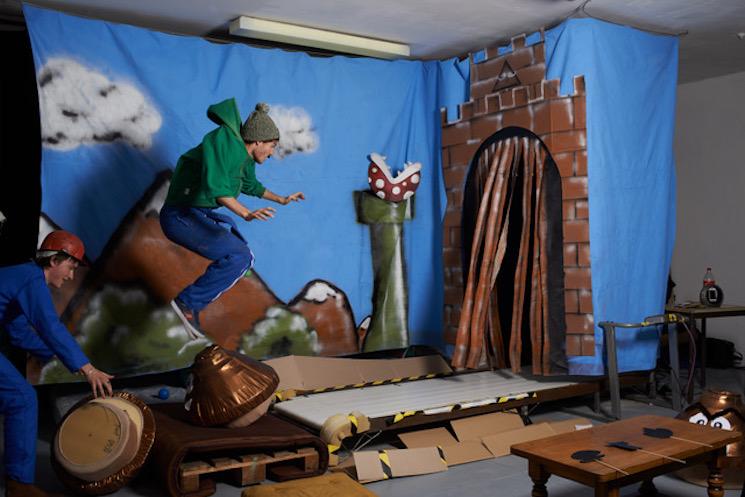 Une attraction Mario grandeur nature à l'occasion d'Eniarof à Aix en Provences