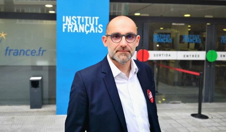 max vasseur, directeur de l'Institut français de Barcelone