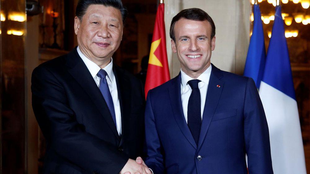 le-president-emmanuel-macron-et-le-president-chinois-xi-jinping