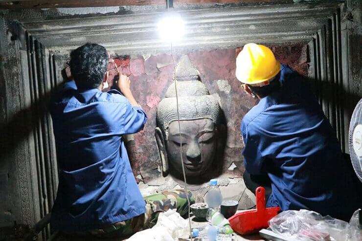 restauration bouddha tour bakan