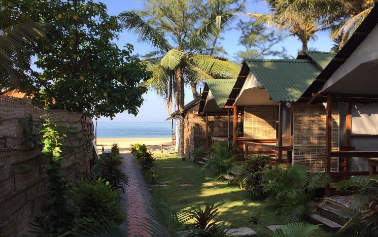 Une plage de Goa en Inde