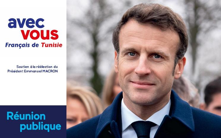 AVEC VOUS REUNION PUBLIQUE SOUTIEN EMMANUEL MACRON