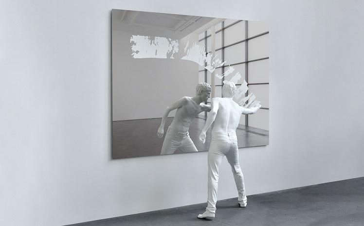 installation devant un miroir