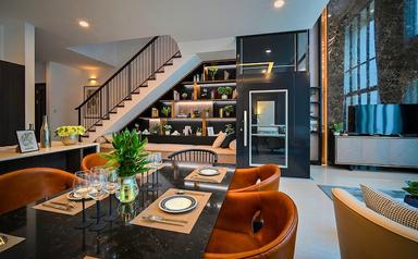 L'intérieur d'une maison luxueuse à Londres