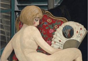 Lili Elbe par Gerda Wegener vente Bruun Rasmussen