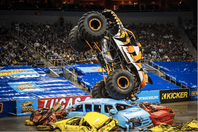 Spectacle Monster Trucks à Barcelone