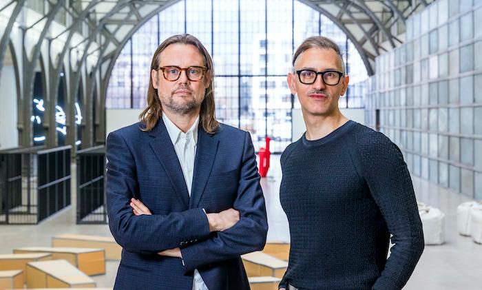 Till Fellrath et Sam Bardaouil, Direktoren des Hamburger Bahnhof - Museum für Gegenwart - Berlin, 2022 © Nationalgalerie - Staatliche Museen zu Berlin : David von Becker