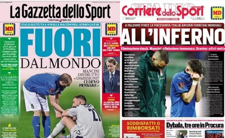 Une journaux sport italien