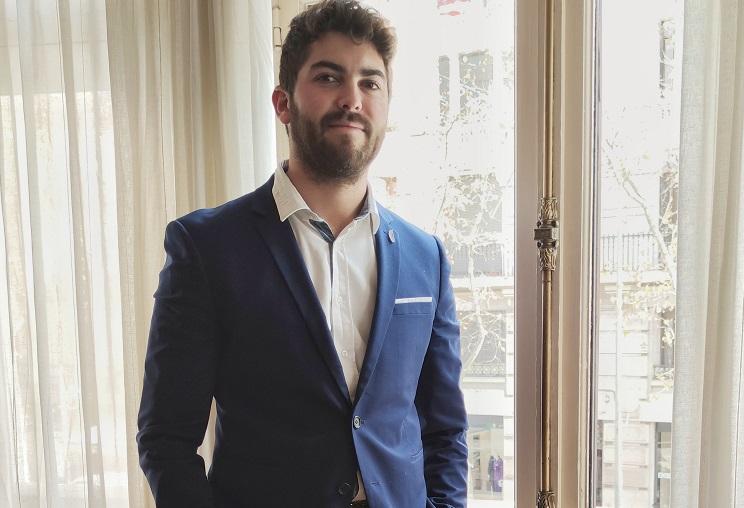 bastien fitoussi, city manager de l'entreprise "j'achète en espagne", à Madrid